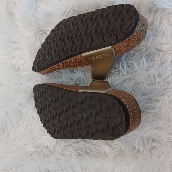 BRAND NEW Birkenstock Gizeh Soft Cork Footbed Thong Gold EU Size 40 - Picture 16 of 16